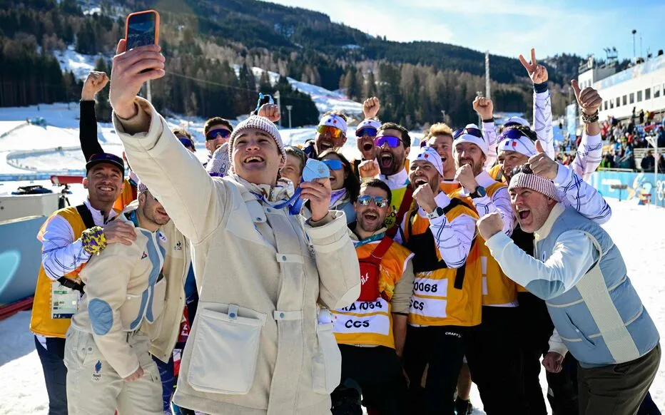 Les athlètes français brillent aux Jeux olympiques de Milan-Cortina grâce à une équipe dévouée