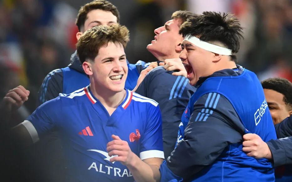 Le XV de France des moins de 20 ans réalise le Grand Chelem dans le Tournoi des Six Nations