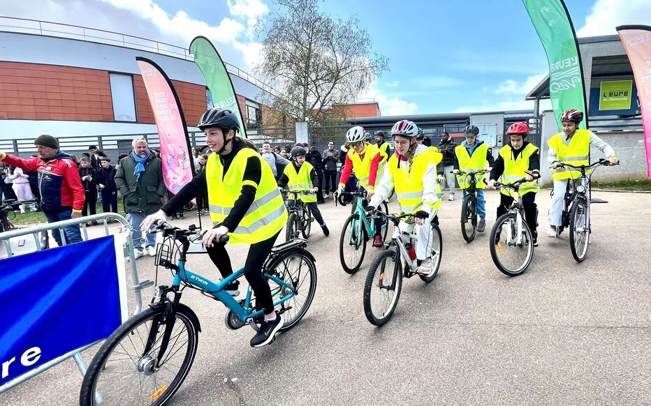 Des collégiens de l'Eure se lancent un défi olympique