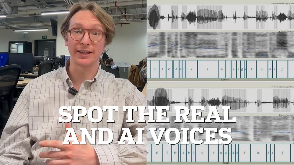 AI voice clones are 20% clearer and easier to understand than human voices.