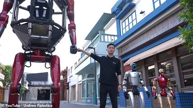 Unitree dévoile le GD01, premier mecha habité transformable au monde.