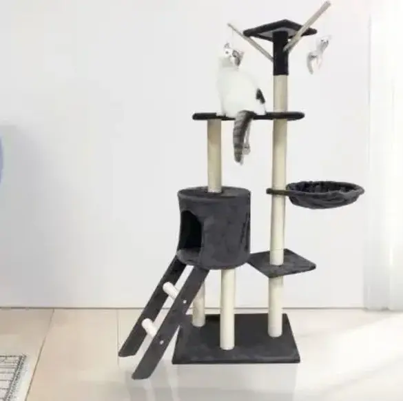 L'arbre à chat Jipsy de Cdiscount : un terrain de jeu idéal pour vos félins