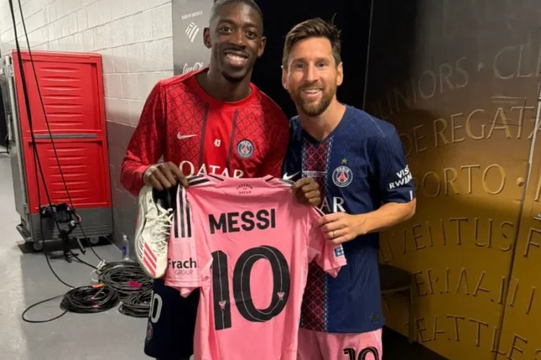 La star argentino-espagnole Lionel Messi laisse une impression durable à Paris