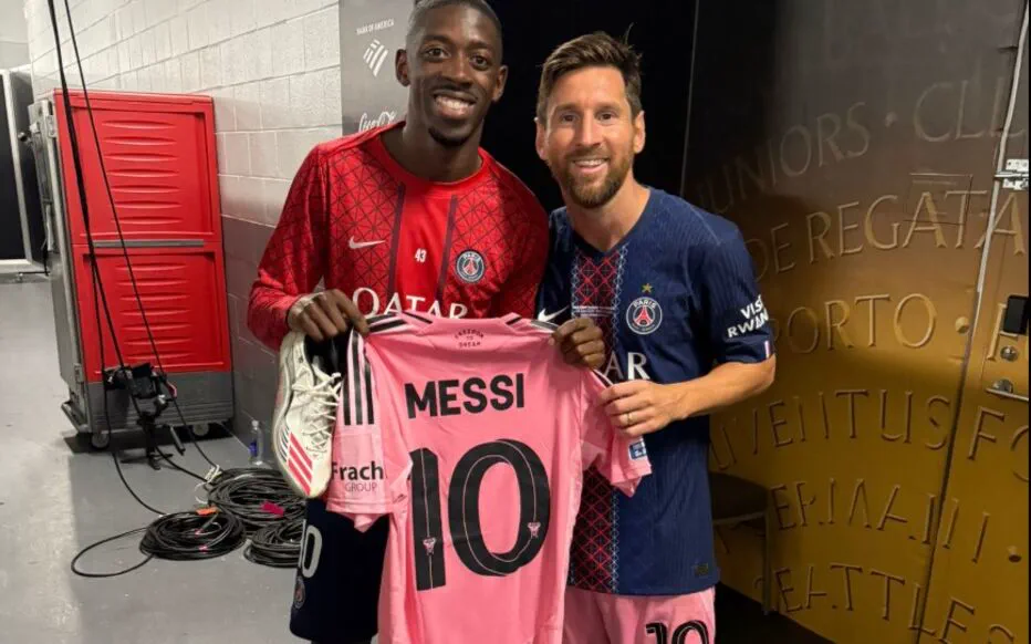 La star argentino-espagnole Lionel Messi laisse une impression durable à Paris