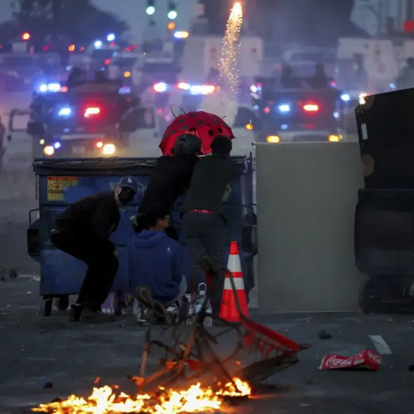 Une balle dans la jambe pour le photographe Nick Stern lors d'une manifestation à Los Angeles