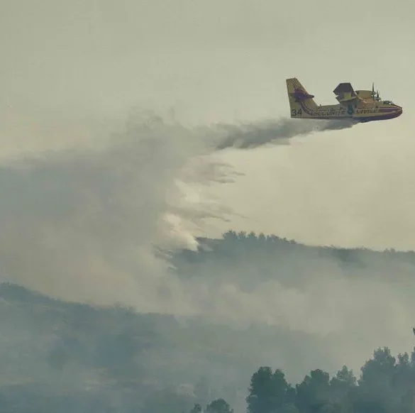 Incendie à Sigean : des centaines de pompiers engagés dans la lutte contre les flammes