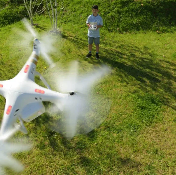Les drones et le mystère de leur vol au-dessus des jardins