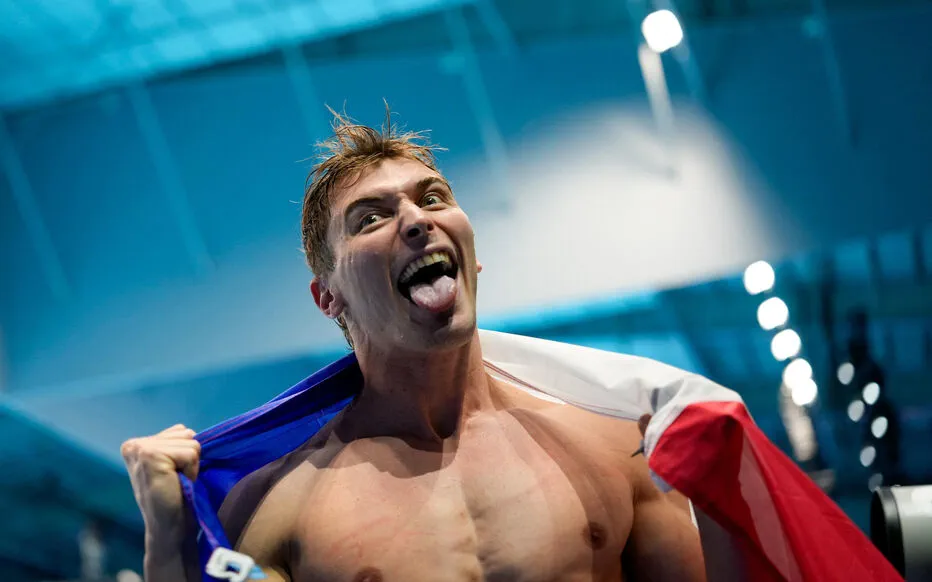 Maxime Grousset, nouveau champion du monde de natation