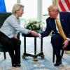 Trump et Von der Leyen annoncent un accord commercial historique