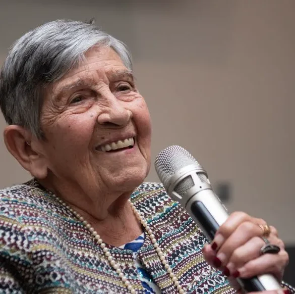 Un jardin à l’honneur de Ginette Kolinka, une survivante de l'Holocauste