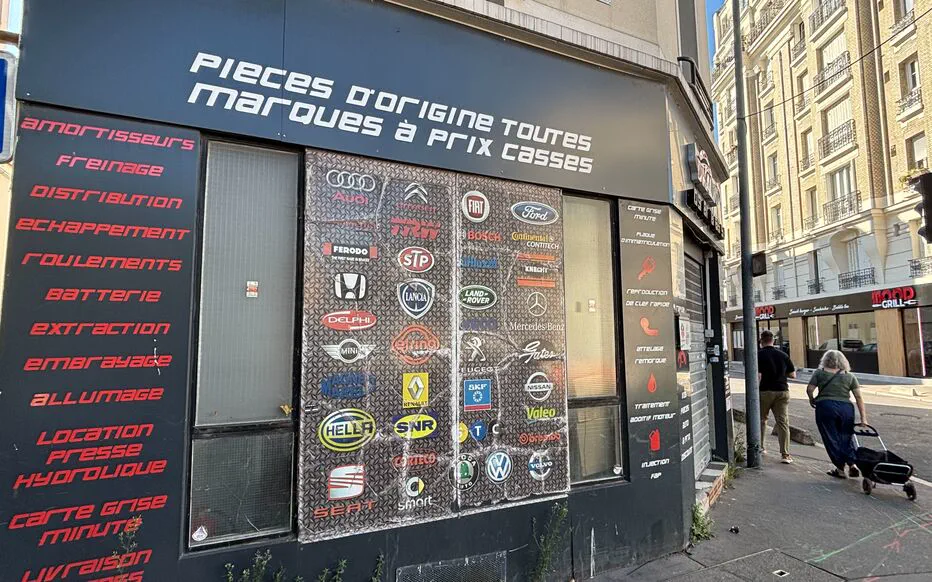 Attaque armée dans un magasin de pièces automobiles à Saint-Ouen