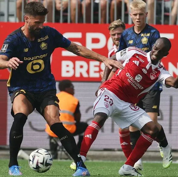 Brest contre Lille : un match palpitant et controversé