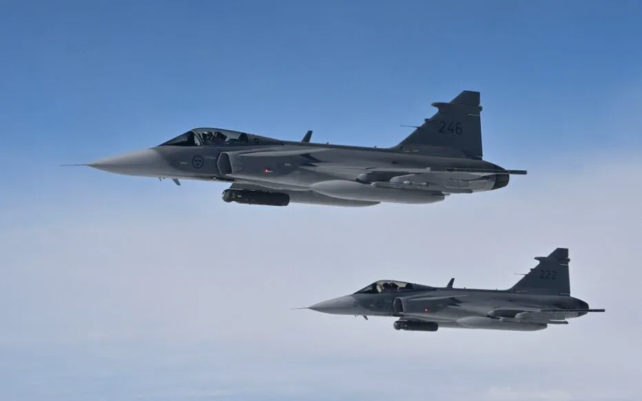 La Thaïlande achète des avions de chasse suédois Saab Gripen