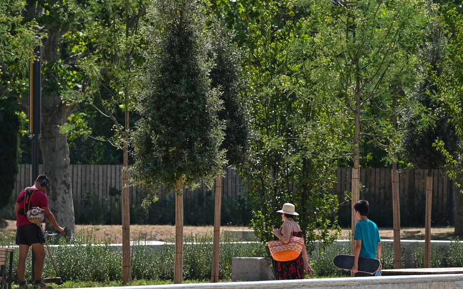 Lyon fait dormir ses habitants dans un parc pendant la vague de chaleur