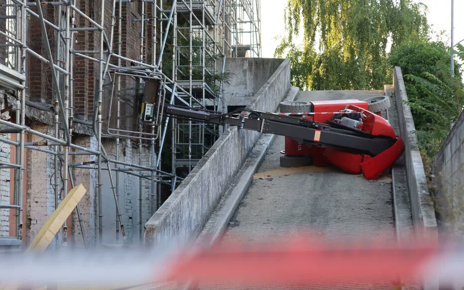 Police nationale : un agent grièvement blessé lors d'un accident sur le chantier de la Halle Fichet à Creil