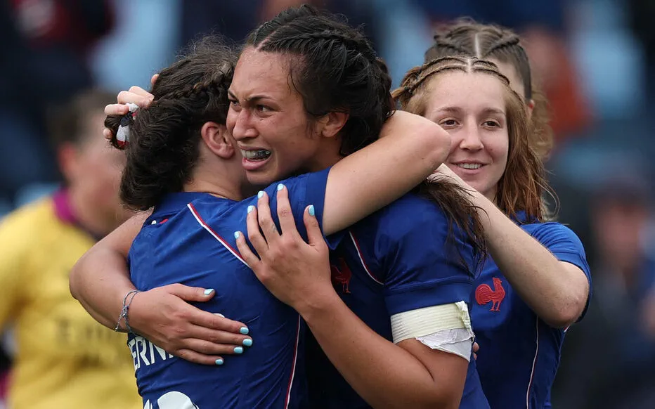 La France se qualifie pour les demi-finales de la Coupe du monde féminine de rugby