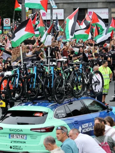 La tension monte entre les délégations israéliennes et palestiniennes lors du Tour d'Espagne