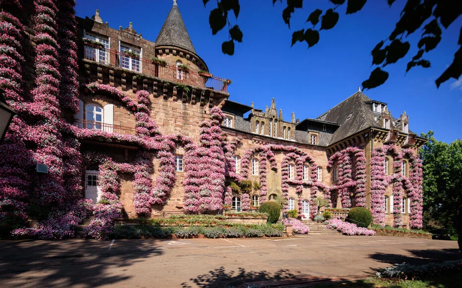 Le Château de Varetz se Parfume aux Fleurs de Pétunia