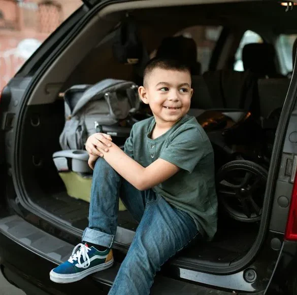 Les enfants un peu plus grands peuvent aussi être en sécurité grâce au réhausseur Osann Boost