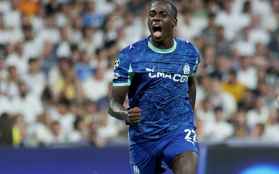 Timothy Weah marque son premier but avec l'Olympique de Marseille au Bernabeu